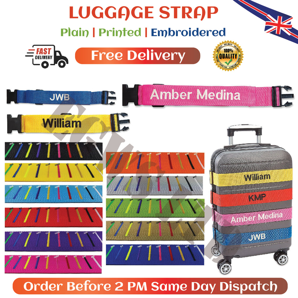 Safety Luggage straps Adjustable Safety Travel Suitcase Baggage Straps Tie Belt